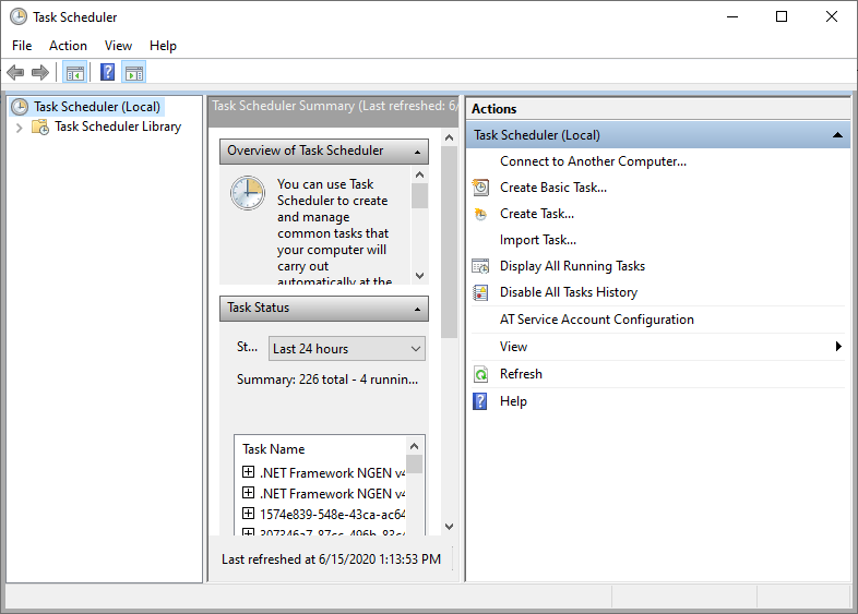 Scheduling reports with Windows Task Scheduler